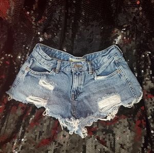 Topshop Distressed Shorts